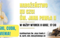 Nabożeństwo ku czci św. Jana Pawła II -transmisja online