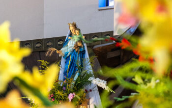 Dekoracja świątyni na Uroczystość WNMP